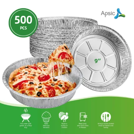 Foil Circular Plates(500pcs)