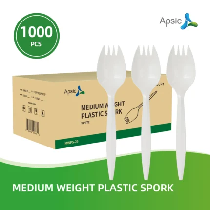 Medium Weight Plastic Spork (1000pcs)